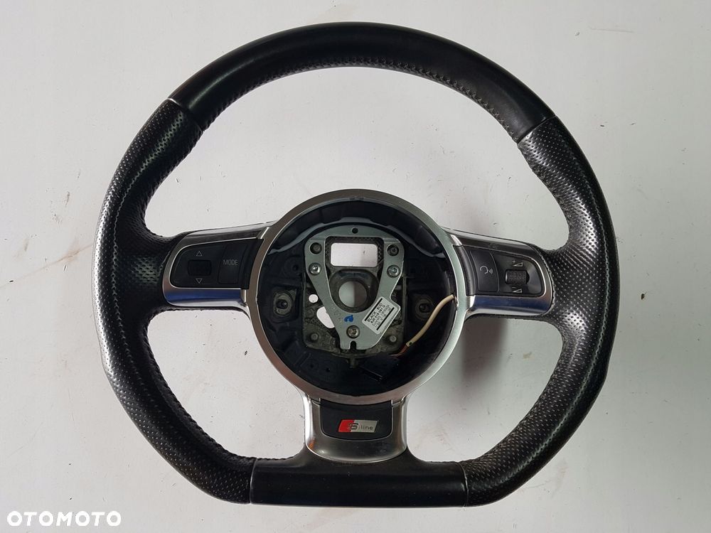 AUDI TT 8J 06-14r S-LINE KIEROWNICA SKÓRZANA 8J0419091G - 1