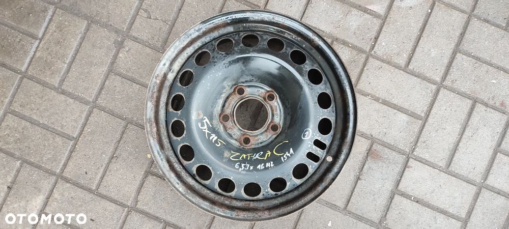 FELGI STALOWE 5x115 6,5Jx16 CALI ET41 OPEL ZAFIRA C  ASTRA J CHEVROLET KOMPLET - 3