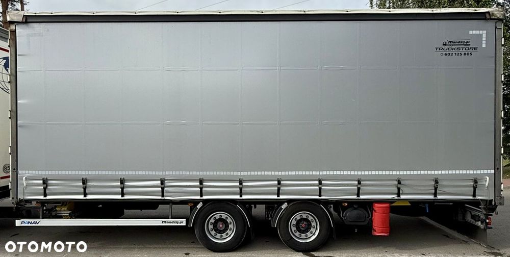 Panav PRZYCZEPA TANDEM FIRANKA DŁ:8.20m PRZEJAZDOWA OSIE SAF NOWA PLANDEKA STAN IDEALNY 2020r