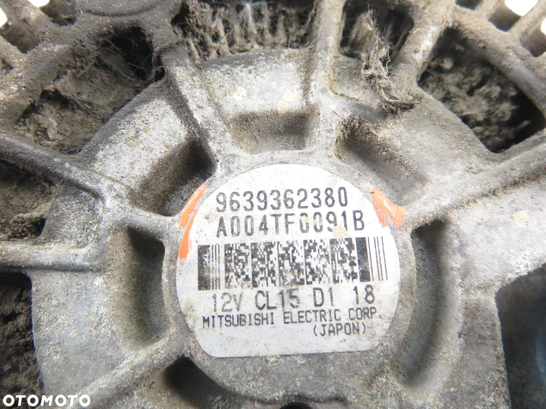 ALTERNATOR CITROEN XSARA PICASSO I 2.0 HDi  9639362380 A004TF0091B - 2