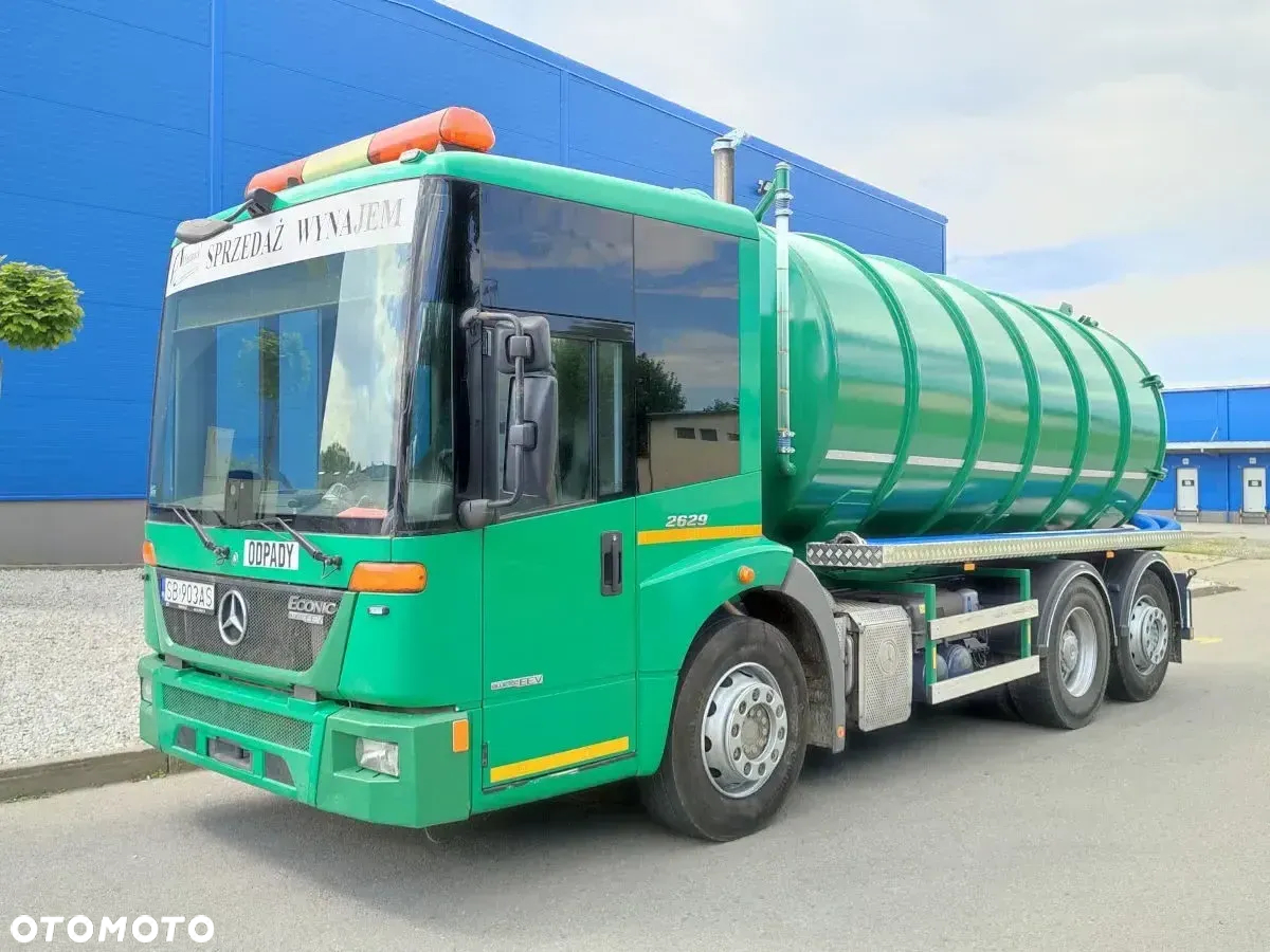 Mercedes-Benz Econic, pojazd asenizacyjny, beczka, cysterna, sprzedaż, wynajem, serwis, gwarancja - 2