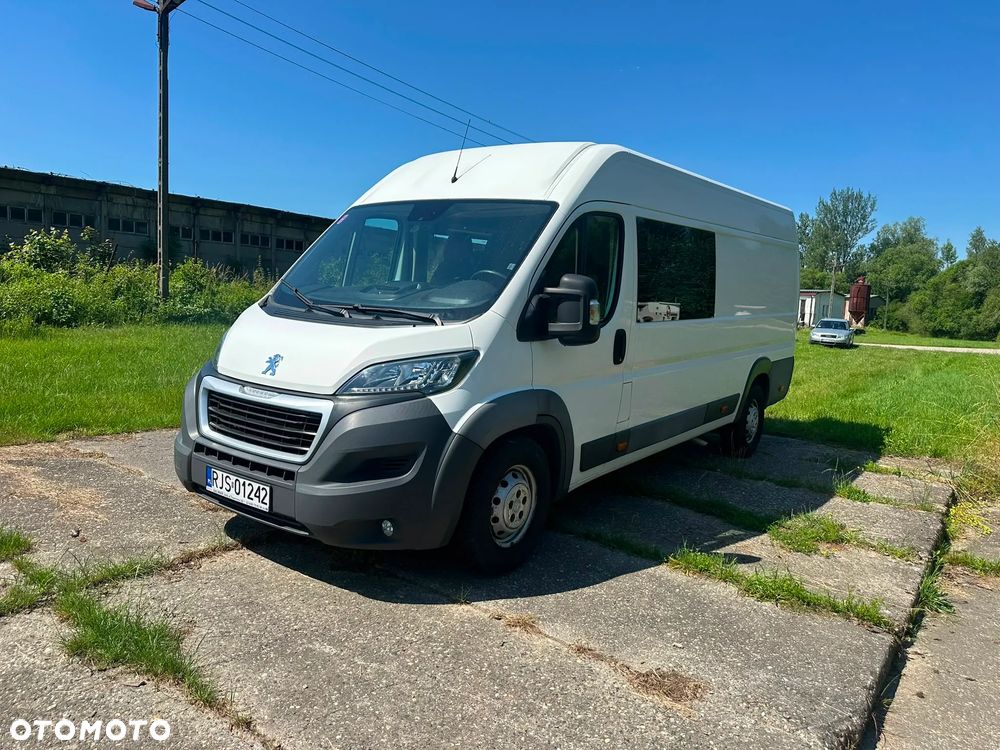 Peugeot Boxer DOKA, BRYGADÓWKA 6-osób 2.0 diesel 163kM, manual,2017rok, EURO 6! ORGINALNY NIEWIELKI PRZEBIEG! - 2