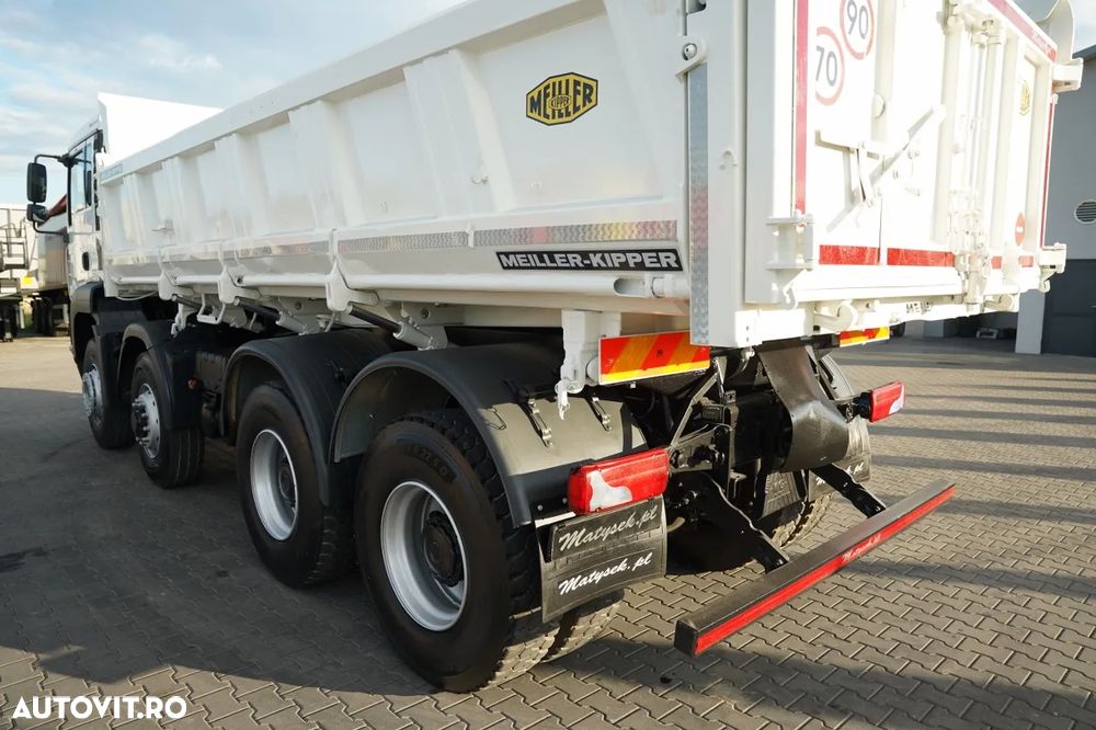 MAN TGA 35.480 / 8x6 / BASCULATOR CU 2 LATE / HYDRODOLT / MEILLER KIPPER / MANUAL / CAMERĂ - 22