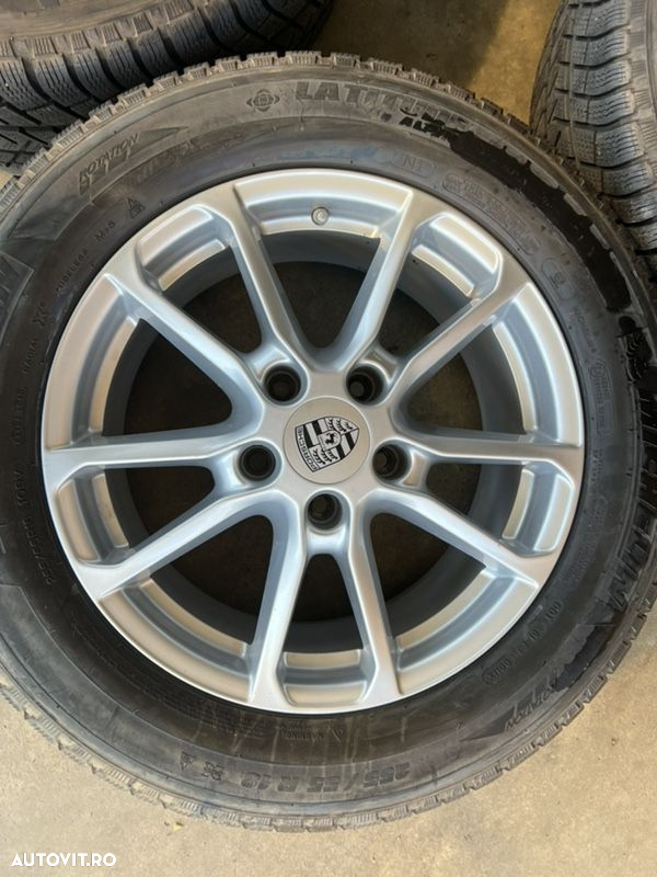 vând jante originale pe 18” Porsche Cayenne cu anvelope de iarnă - 4
