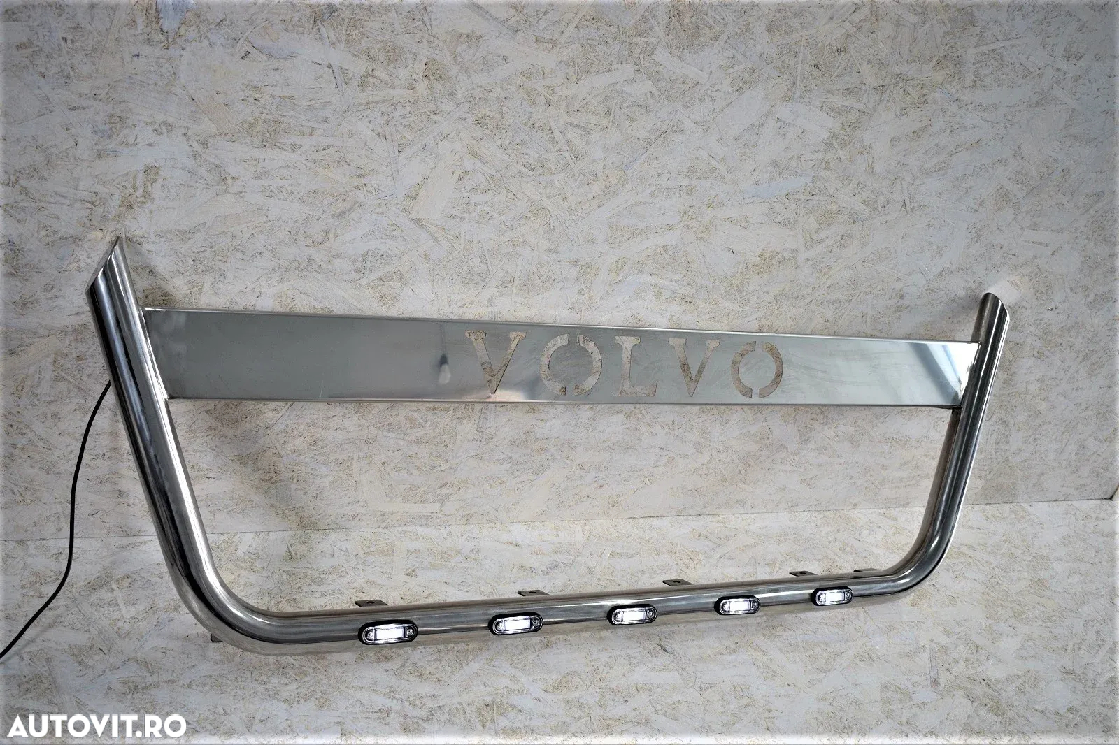 Bullbar grila, bara proiectoare cu 5 LED-uri incluse, Volvo FH4, Euro 6 - 6