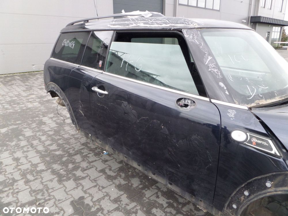 mini clubman r55 drzwi prawe przednie przód reef blue metallic (b30) - 2