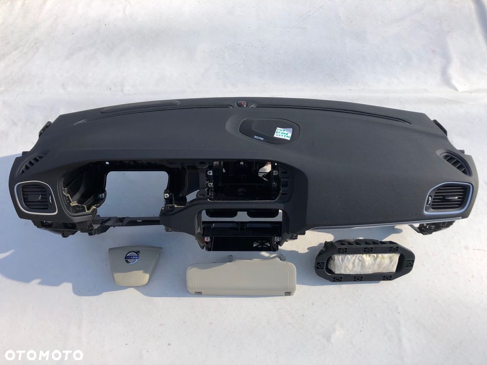 VOLVO V40 DESKA KONSOLA KOKPIT PULPIT PÓŁKA PARAPET PODUSZKI AIRBAG PASY PAS oryginał !!! OKAZJA !!! - 15