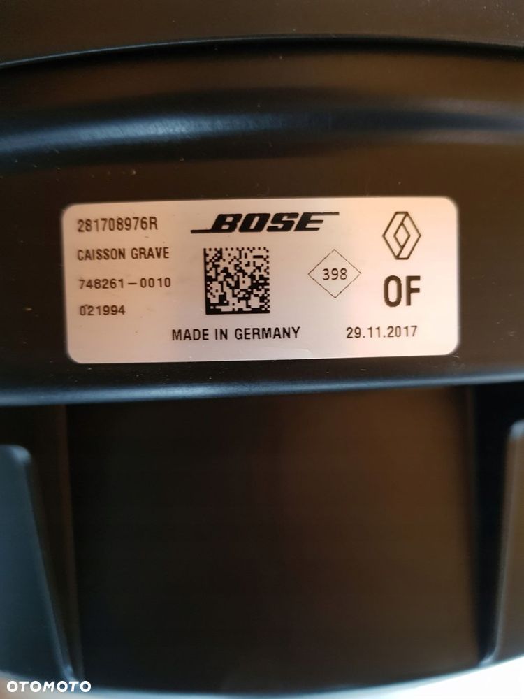 subwoofer głośnik bose do renault captur - 3
