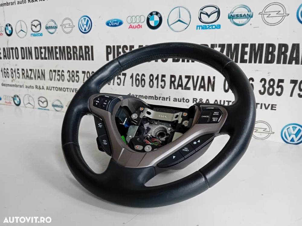 Volan Din Piele Cu Comenzi Honda Accord 2008-2013 Stare Buna - 8
