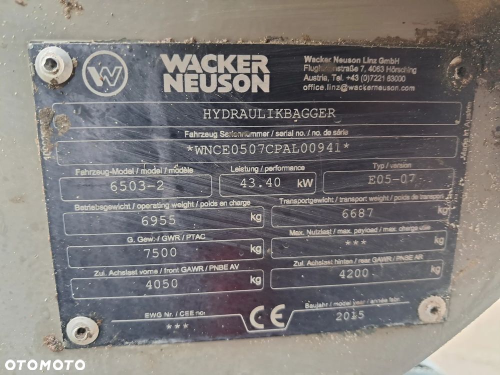 Wacker Neuson 6503 - 7