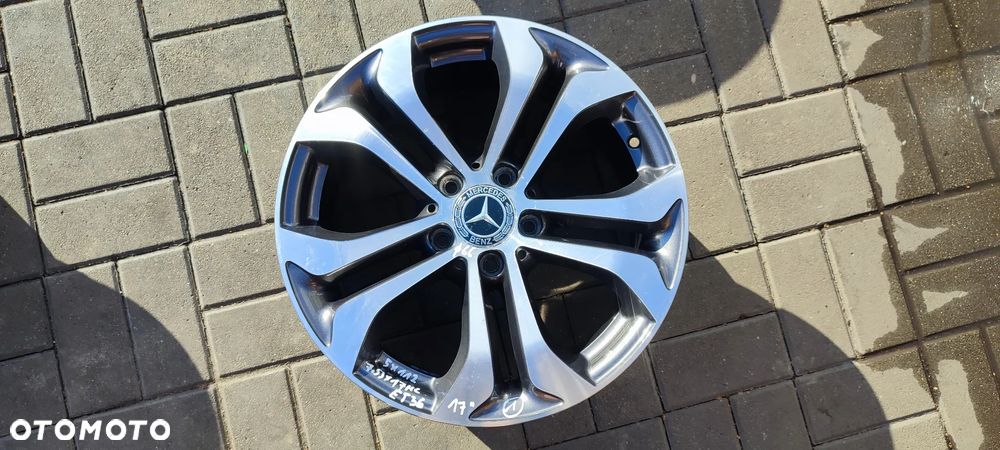 FELGI 5x112 7.5Jx17 CALI ET36 2534010600 MERCEDES C E CLA CLS KLASA VITO GLA GLC BLK KOMPLET 4 SZTUKI - 2