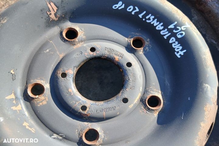 Janta tabla cu anvelopa 16 235/65 R16 C 61/2JX16X60 BK21-1007-FB BK21 - 2