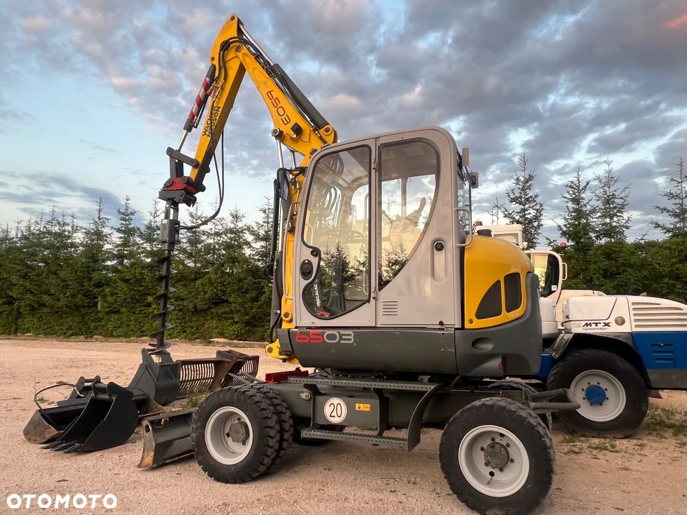 Wacker Neuson Mini KOPARKA KOŁOWA WACKER NEUSON 6503 WD 5,8t Długie ramie 3xłamane Dodatkowa hydraulika SZYBKA SKRĘTNA 2x łyżki Wiertnica skarpowa hydrauliczna Yanmar 2009r 3060mth - 8