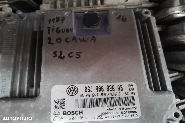 Calculator motor ECU 06J906026AB 06J906026AB Volkswagen VW Tiguan 1 5 - 2