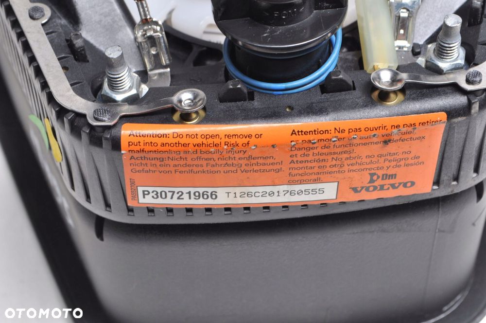 VOLVO S60 V60 10-17 DESKA KONSOLA KOKPIT PODUSZKA KIEROWCY PASAŻERA AIRBAG - 11