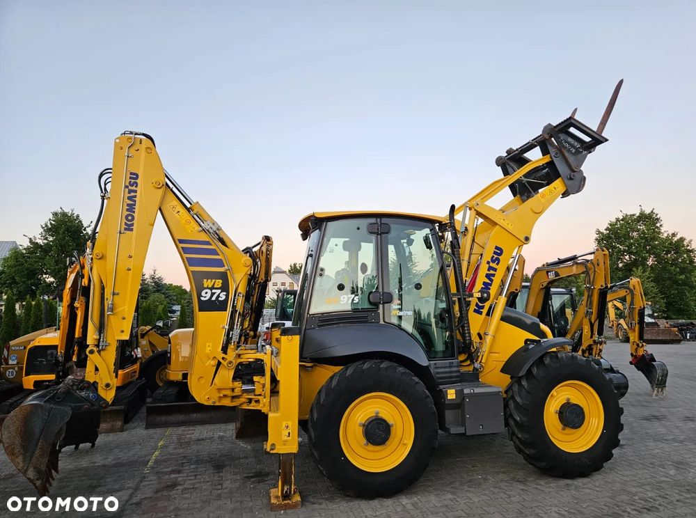 Komatsu KOPARKO-ŁADOWARKA KOMATSU WB97S 97 WB 93 WB97 97S - 3
