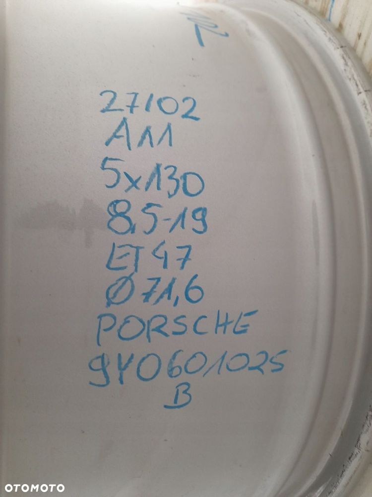 Felga aluminiowa Porsche OE 9Y0601025B 8.5" x 19" 5x130 ET47 - 5