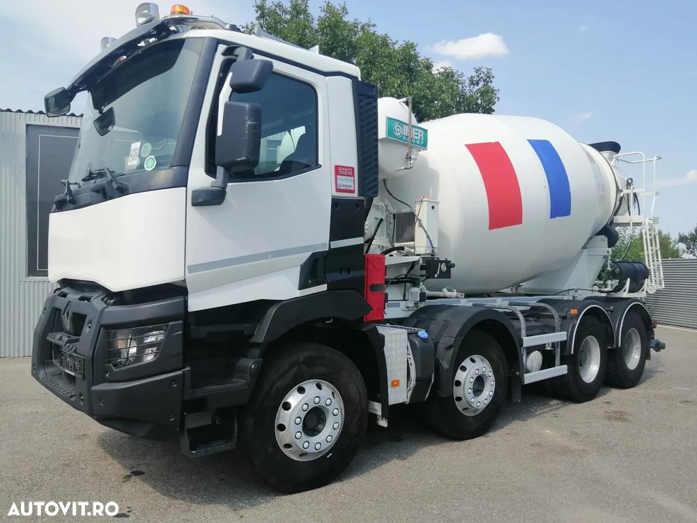 Renault C 430 8x4 Betoniera/Beton Mixer 9m3, TOP !!! - 8