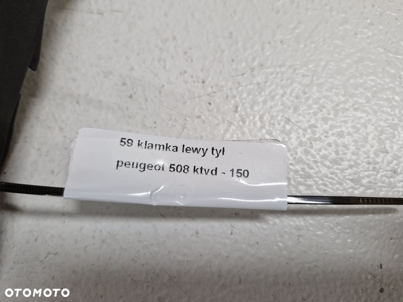 PEUGEOT 508 1 I KLAMKA ZEWNĘTRZNA DRZWI LEWY TYŁ LEWA TYLNA KTVD - 9