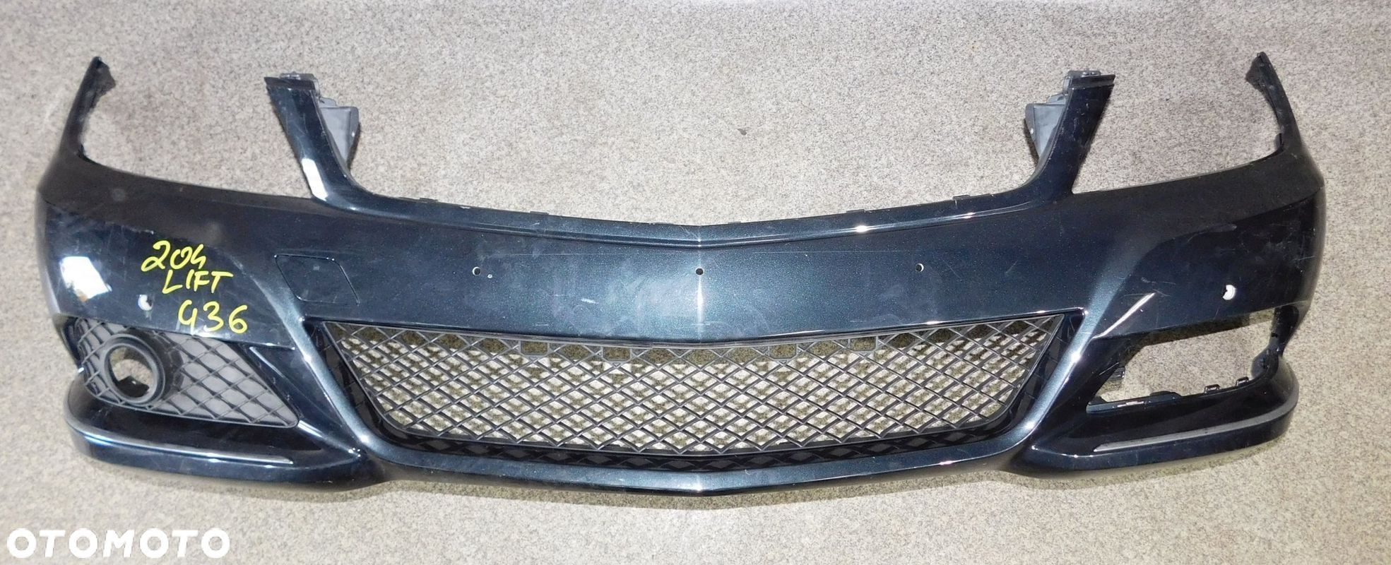 Mercedes C 204 lift 11- zderzak przedni przód - 1