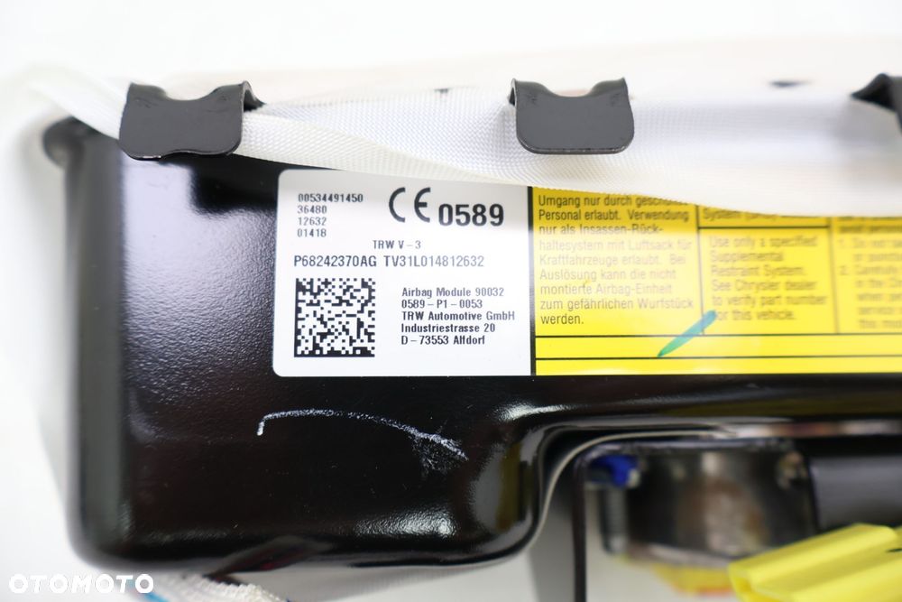 JEEP COMPASS II 17- AIRBAG KIEROWCY PASAŻERA 534491450, 68242370, 532848910 - 9