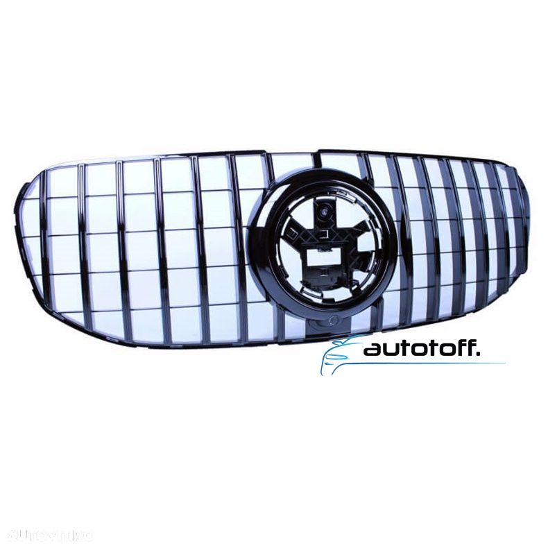Grila centrala GLS X167 compatibila cu Mercedes (20-23) Panamericana Black Design - 3