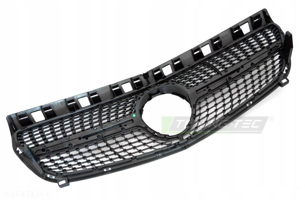 Atrapa Grill Kratka Tuning Diamond Amg Black Mercedes A-klasa 176 2012-2015 - 5