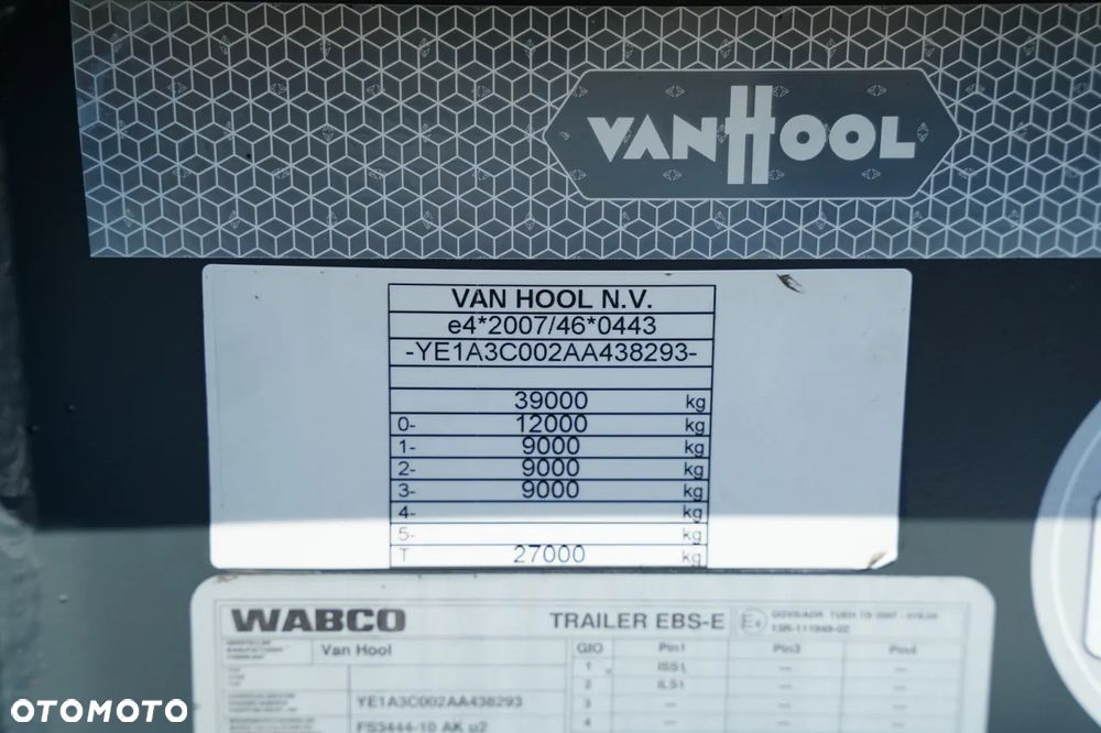 Van Hool / NACZEPA PODKONTENEROWA  / POD CYSTERNE /  PEŁNY ADR / 3 OSIE / OSIE SAF / ALUSY - 25