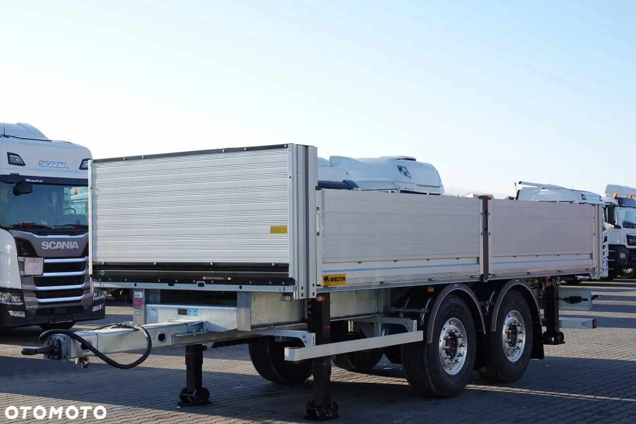 Wielton PRZYCZEPA BURTOWA / DO BUDOWLANKI / NOWA / 2025 ROK / DOSTĘPNA OD RĘKI / WAGA: 3800 KG / ALUFELGI - 2