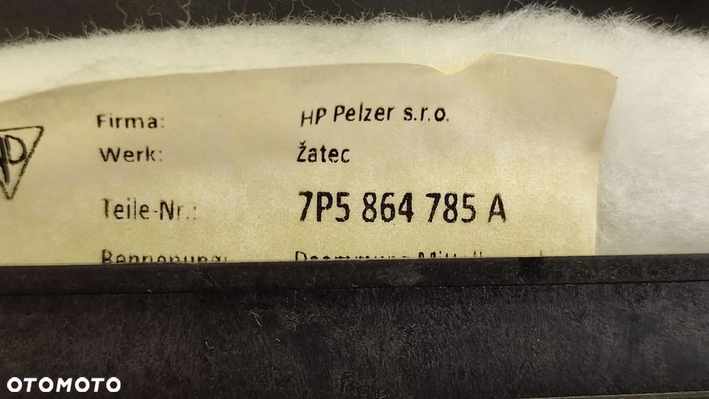 PORSCHE CAYENNE II 10-17R PANEL STEROWANIA MMI RAMKA TUNELU OSLONA WYBIERAKA CZARNY 7P5864785A 7P5864785 - 5