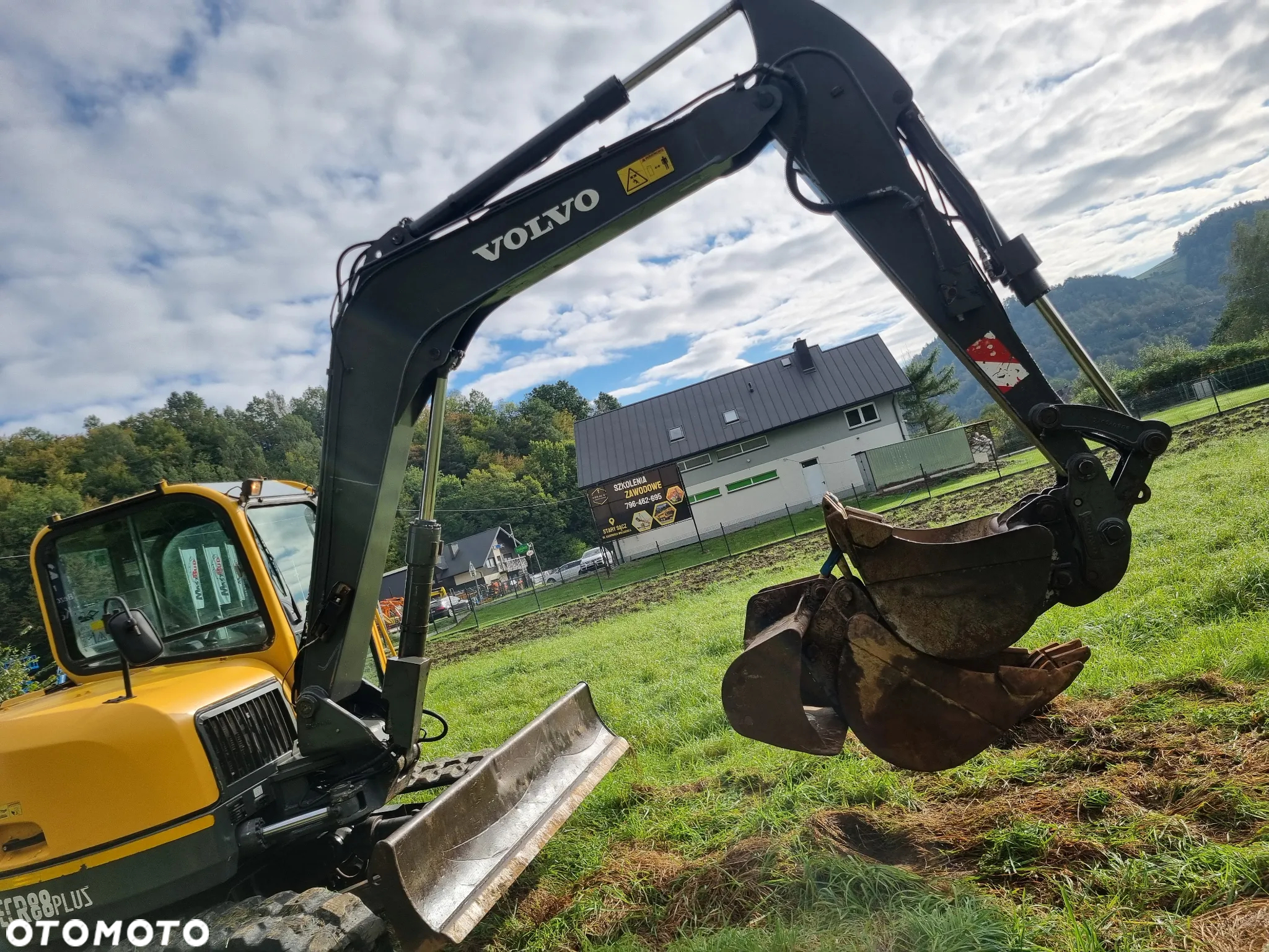 Volvo ECR88plus Koparka Gąsienicowa 10ton Ramię długie PLUS! Perfekcyjny stan z Norwegii! Klima 3łyżki Gąsienice jak nowe Zero wycieków luzów!! - 40