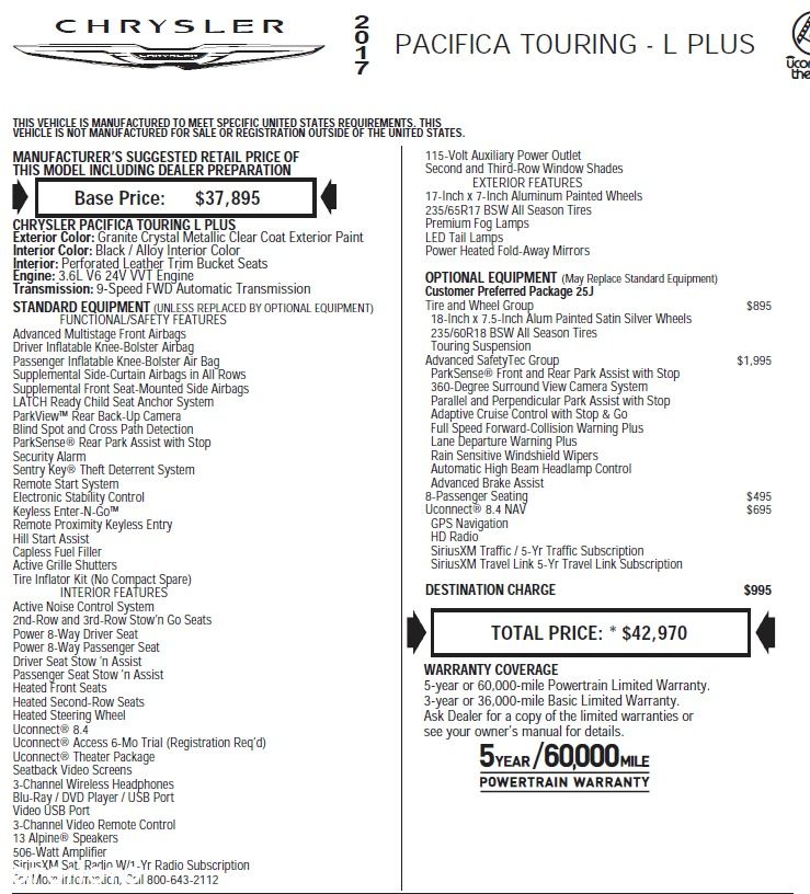 Chrysler Pacifica - 21