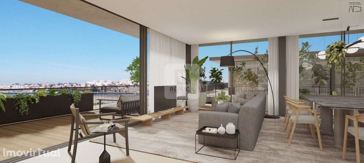 Apartamento T4, em condomínio privado, com amplas varandas - Grande imagem: 2/29