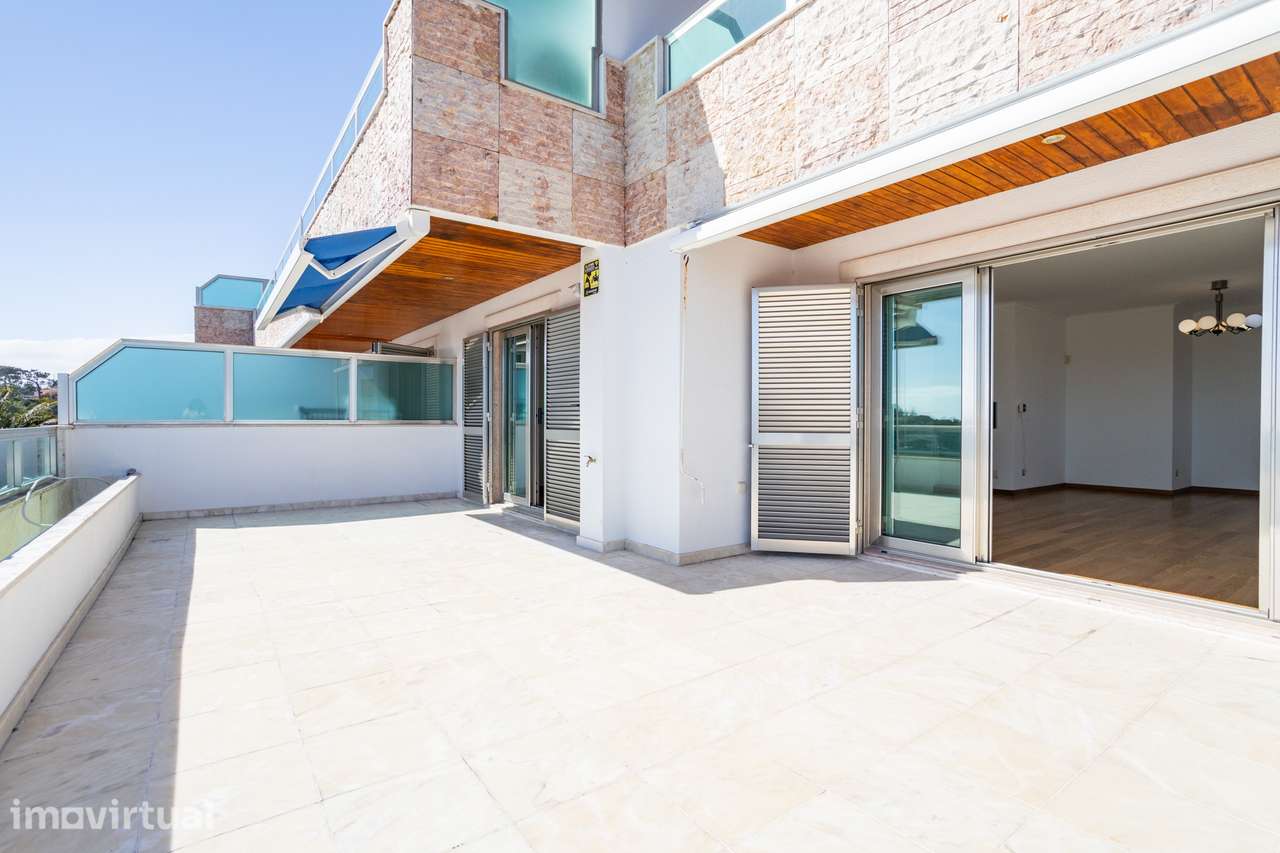Apartamento T3 | Vista Mar Frontal | Dois Terracos | Condominio Fechad - Grande imagem: 5/43