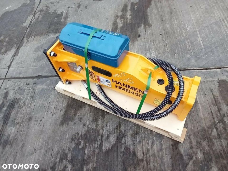 OUTLET! Młot wyburzeniowy hydrauliczny HANMEN HMB450 waga 150 kg mini-koparka 1-2 tony - 1