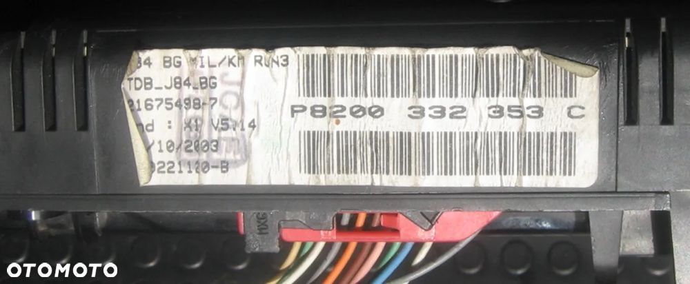 licznik RENAULT SCENIC II P8200332353C - 3