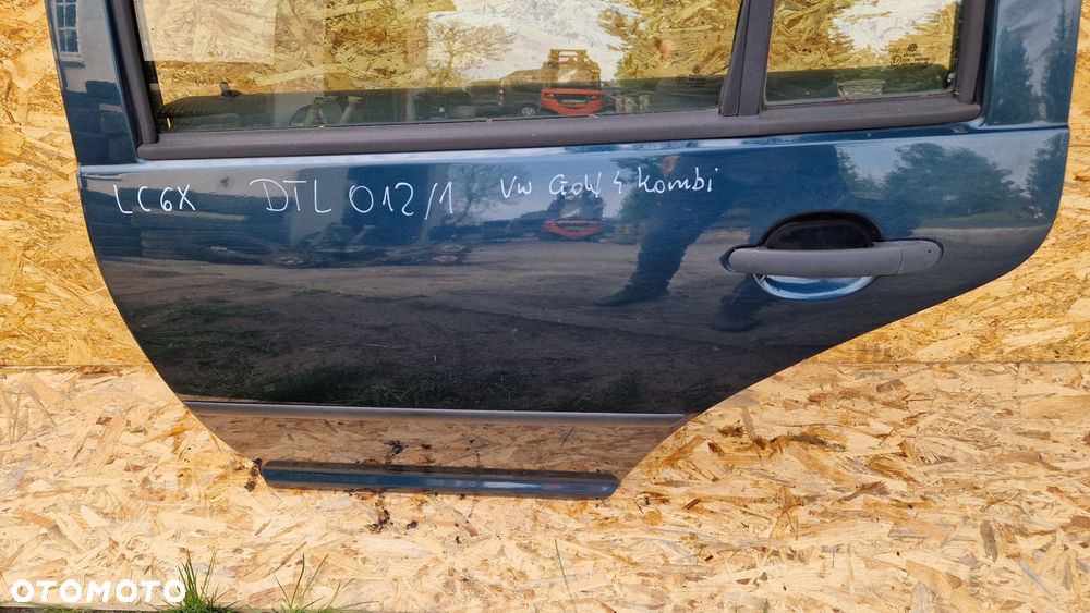 VW GOLF 4 IV KOMBI 5D DRZWI TYL LEWY KOD LAK. LC6X - 2