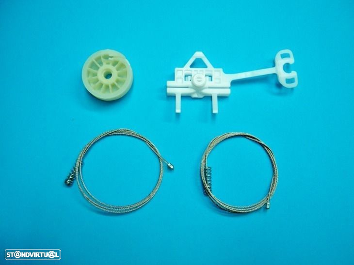 Kit reparar elevador vidro Audi Bmw Vw Mercedes Fiat Seat Renault Skoda Peugeot NOVO - 5