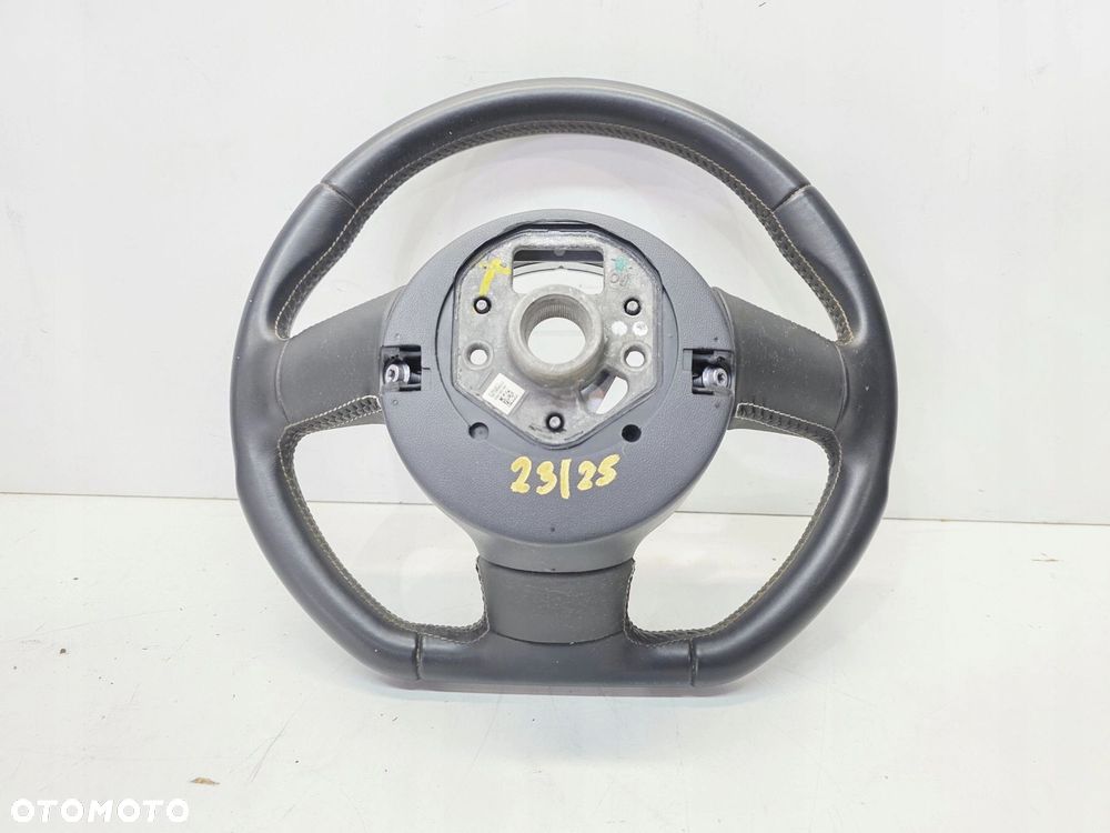 KIEROWNICA SKÓRA MULTI BIAŁA NIĆ ŚCIĘTA AUDI TT TTS 8J 8J0419091K BDB 23/25 - 12