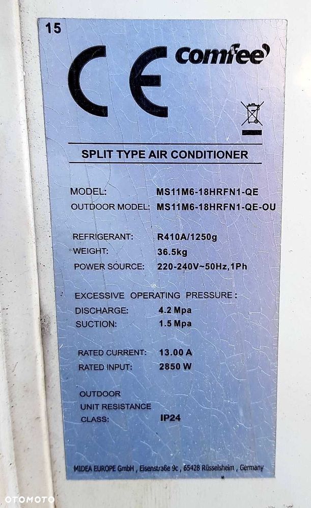 COMFEE Agregat Klimatyzatora MS11M6-18HRFN1-QE - 3