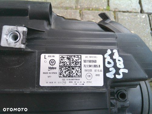 VW T6 LIFT 7L1 LAMPA PRZEDNIA LEWA ORYGINAŁ 7L1941005B - 11
