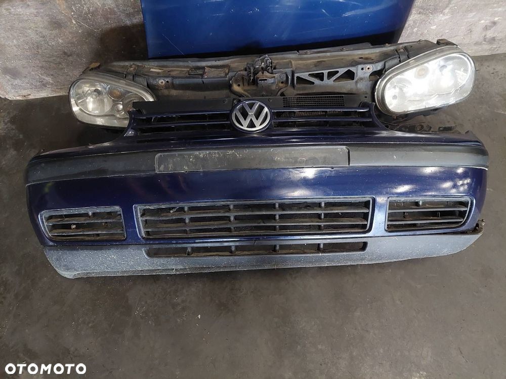 KOMPLETNY PRZÓD MASKA ZDERZAK BŁOTNIKI LAMPY PAS VOLKSWAGEN GOLF IV LB5N - 6