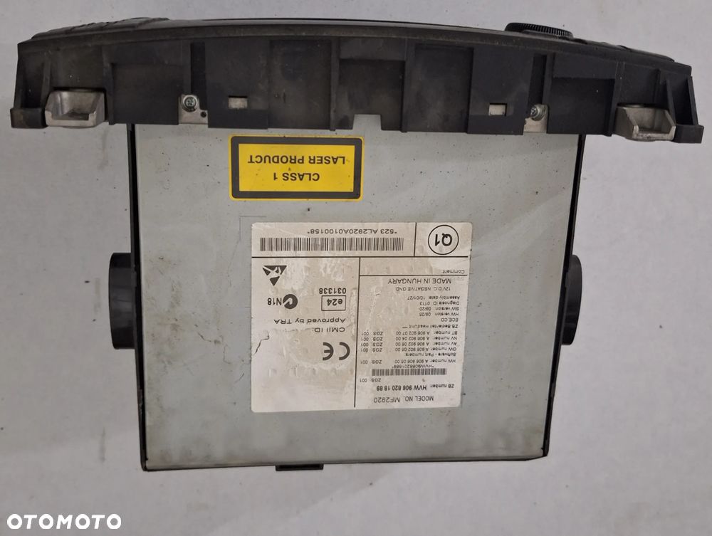 RADIO CD MF2920 / 9068201889 - VOLKSWAGEN CRAFTER -2010 ROK/ EUROPA - 4