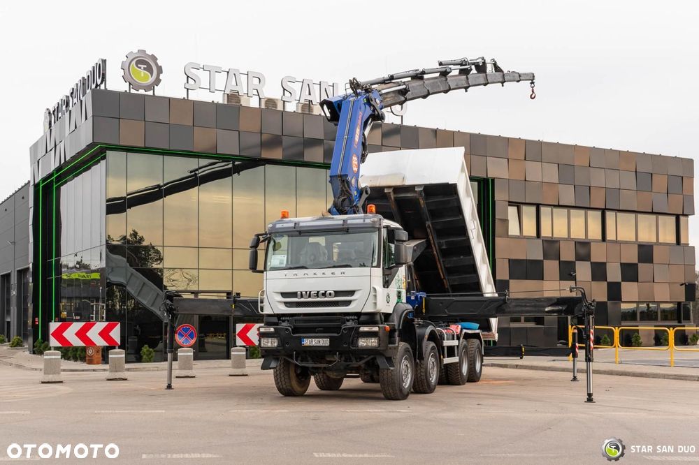 Iveco TRAKKER 450 8x8 PM 85SP HDS Żuraw Wywrotka - 6