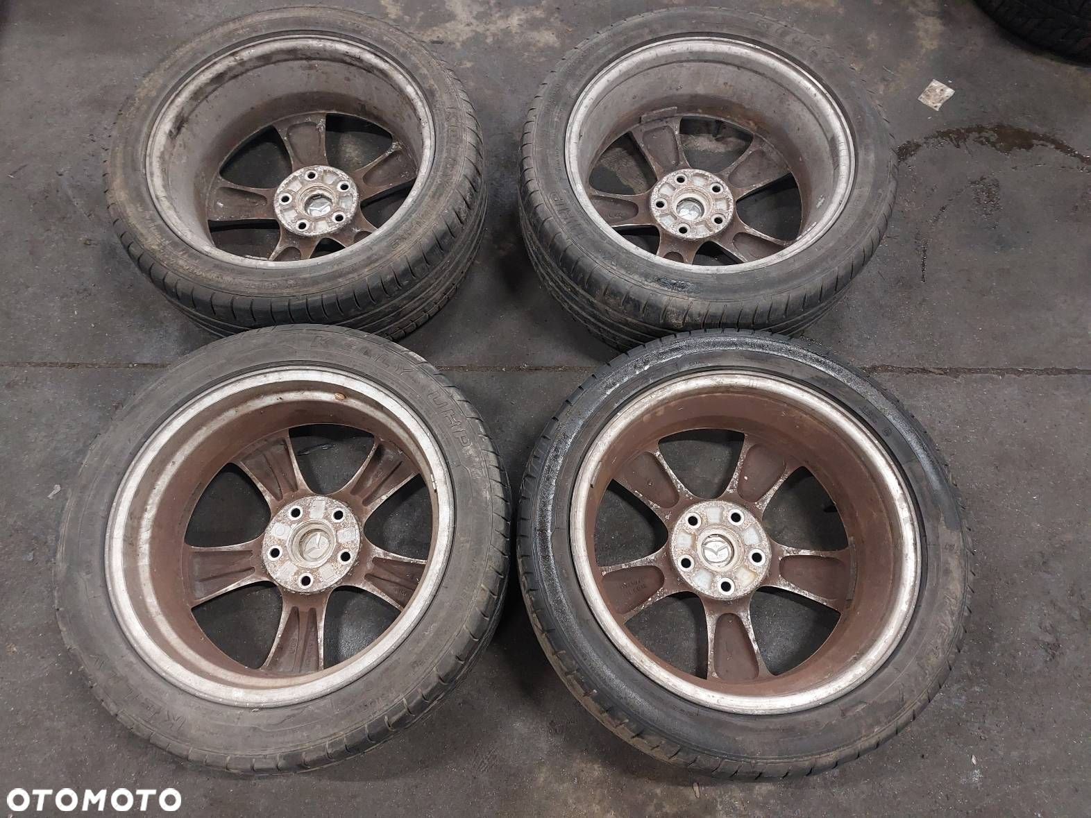 KOŁA KOMPLET FELGI OPONY LETNIE MAZDA 5X114,3 17'' 205/50R17 KELLY - 10
