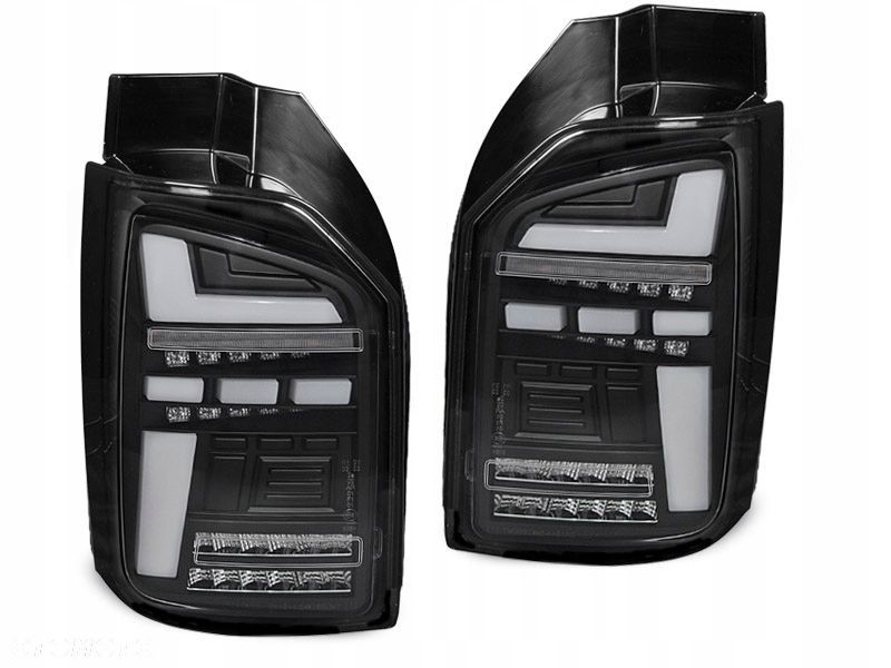 lampy tylne diodowe vw t6 / t6.1 2015-21 black full led dts - 1