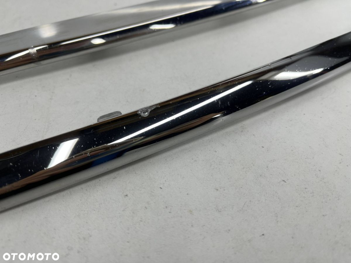 Atrapa Citroen C4 Picasso II SpaceTourer LIFT 16-19r. dolna i górna listwa ramka grila chrom KOMPLET - 5