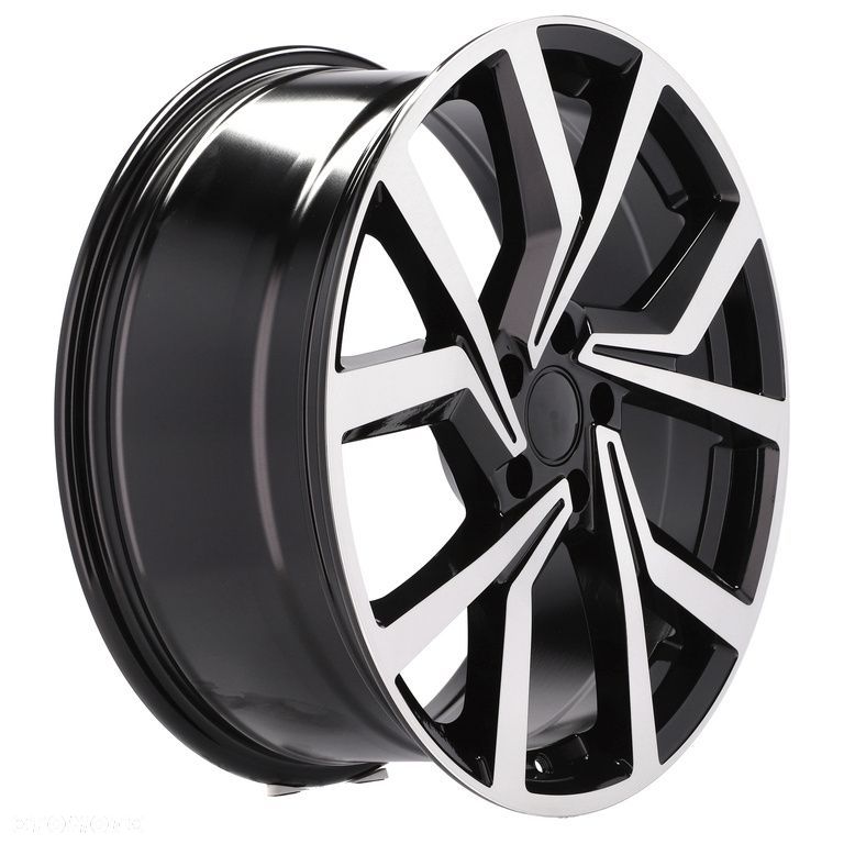 4x Felgi 17 m.in. do VW Caddy Crossgolf Golf Jetta Passat Scirocco Sharan Tiguan - B1154 (FBX157) - 7
