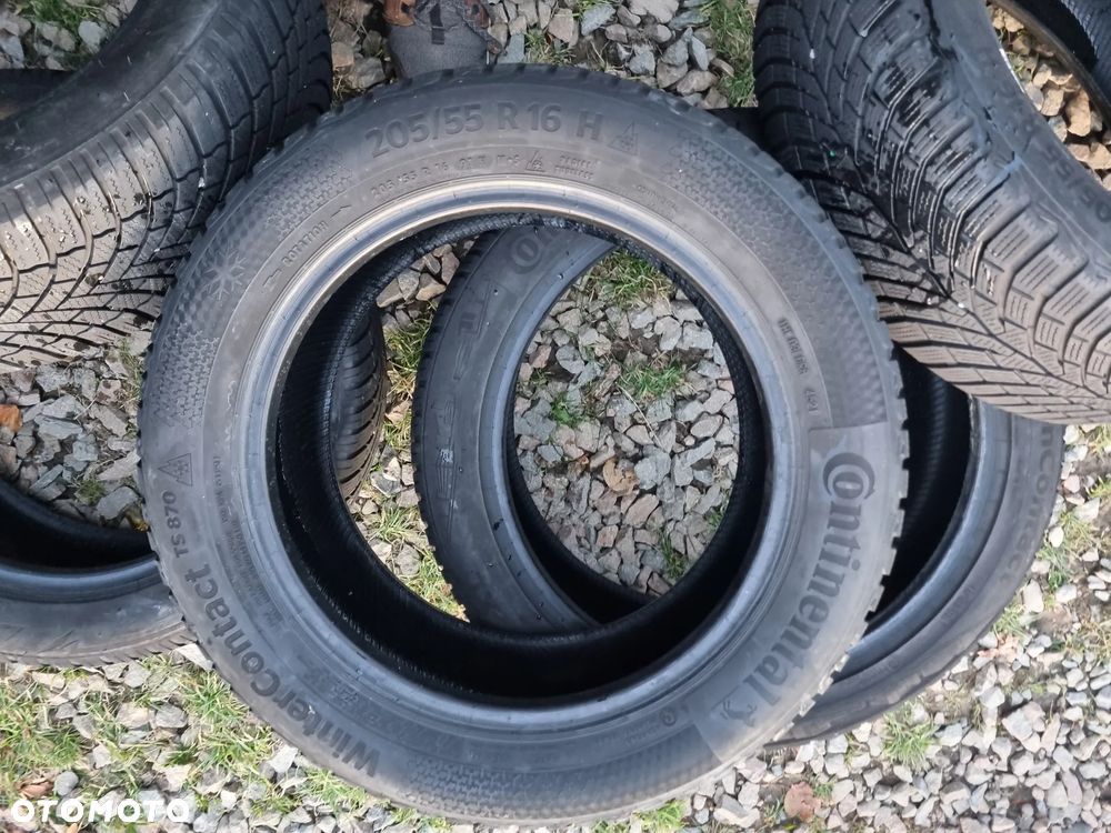 Opony Continental WinterContact TS 870 205/55R16 91H 2021r,2x6mm bdb stan - 6