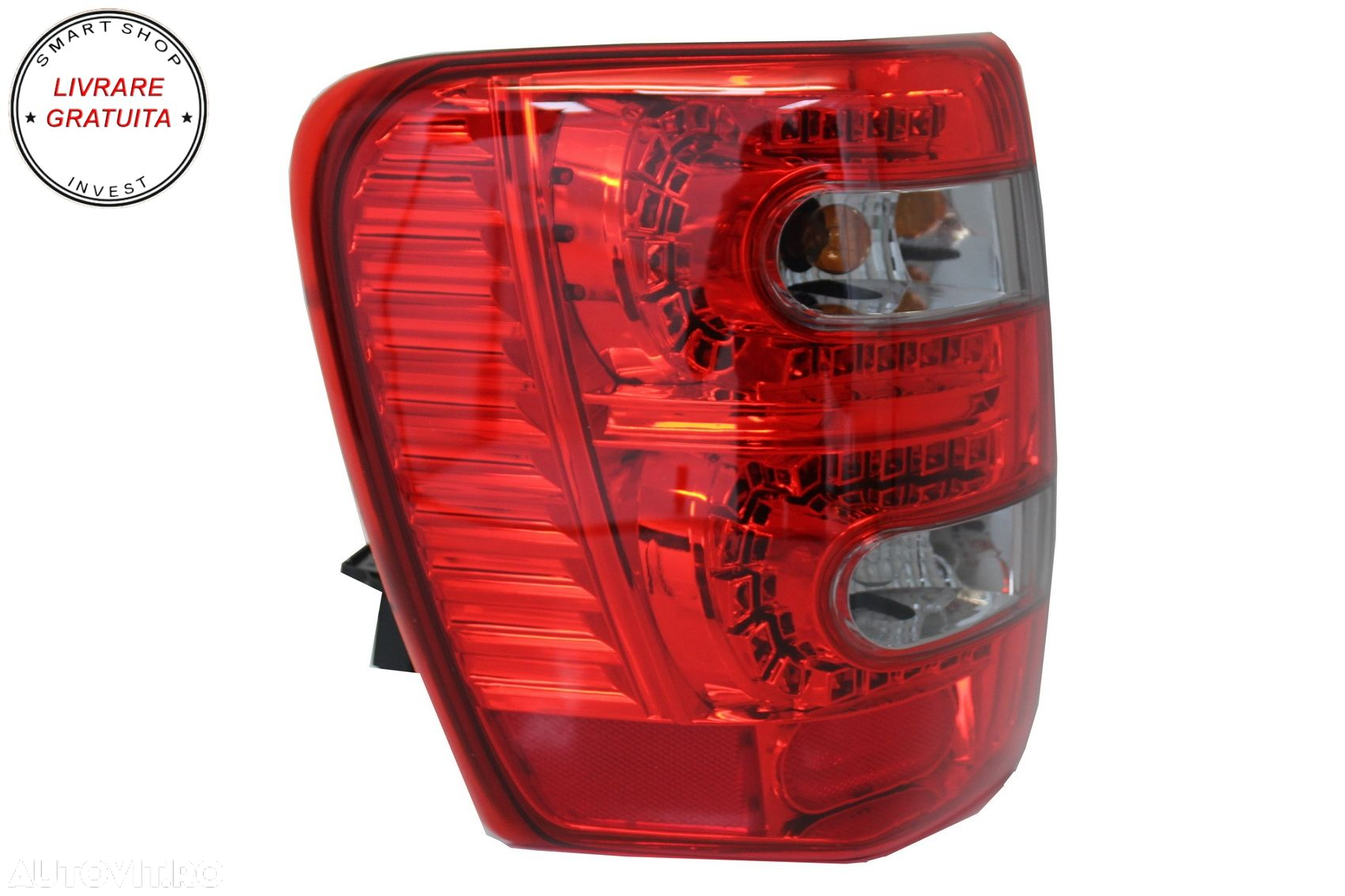 Stopuri LED JEEP Grand Cherokee (1999-05.2005) Rosu Fumuriu- livrare gratuita - 5